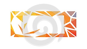 Modern Abstract Frame, Dynamic and Artistic Border Design, vector design Generative AI