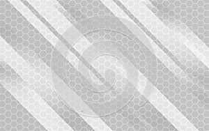 Modern abstract geometric grey background in hexagon texture