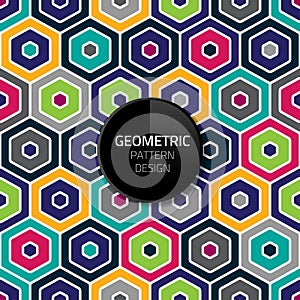 Modern Abstract Geometric pattern template vector seamless background design eps 10