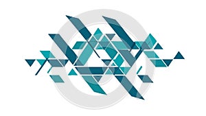 Modern Abstract Geometric Triangle Pattern, vector design Generative AI