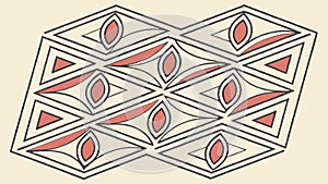 Modern Abstract Geometric Triangular Pattern, Dynamic Shapes, vector design Generative AI