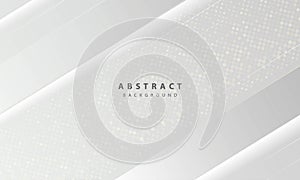 Luxury and modern concept texture with silver glitters dots element decoration.