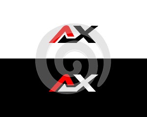 Modern Abstract Initial AX Letter Logo Design