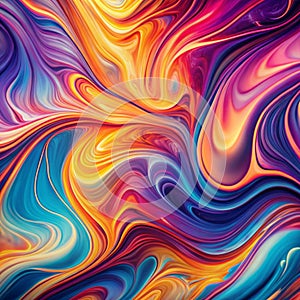 Modern Abstract Liquid Wallpaper