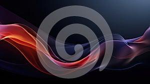 Modern abstract motion banner on dark background