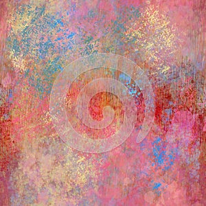 Modern abstract multicolor painted blurred seamless background Bright mixed summer colors