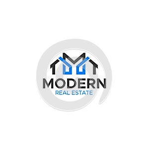 Modern Abstract Real estate Building logo design