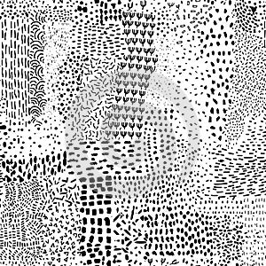 Modern Abstract Repeating Vector Confetti Pattern Background