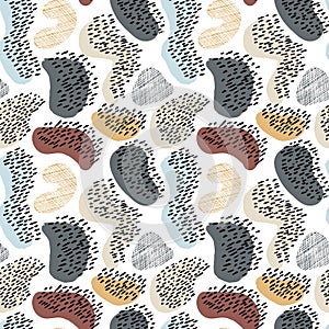 Modern abstract seamless pattern