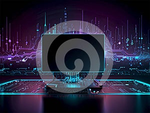 Modern abstract technology background