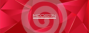 Red Fashion Corporate Excellence Awards Program Event Backdrop Design. Luxury Graphics Template Background. photo
