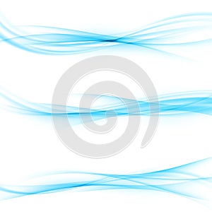 Modern abstract transparent futuristic web swoosh wave