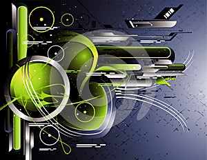 Modern abstract vector