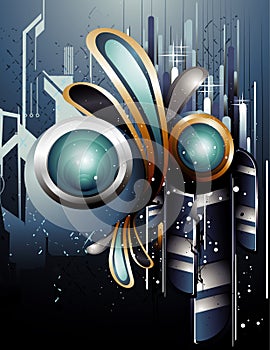 Modern abstract vector