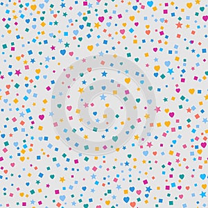 Modern Abstract Vector Confetti Background. photo