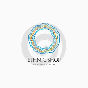 Modern abstract vector logo or element design. Best for identity and logotypes. Simple shape.