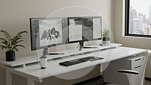 Modern AI-Generated Workspace