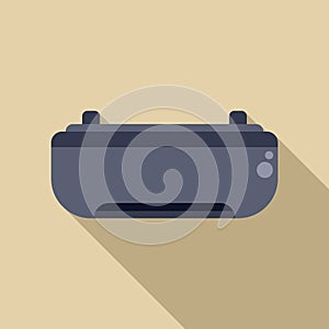 Modern air conditioner cooling a room, climate control system