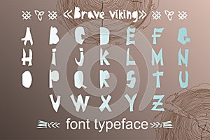 Modern alphabet in paper cut style. Scandinavian theme for great design logo, kids posters, t-shirt, font pattern