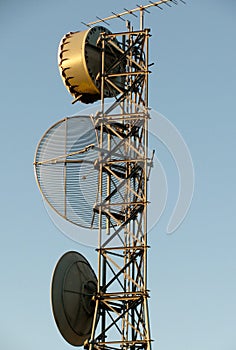 Modern antennas and dishes