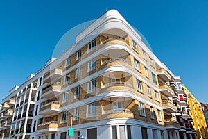 Modern apartment block in Berlin