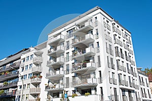 Modern apartment building in Berlin