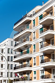 Modern apartment building in Berlin