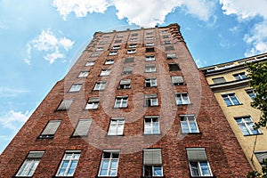 Modern apartment building in Munich