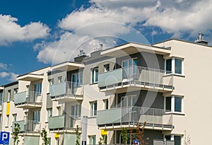 Modern Apartment Building, New Architecture, Complex Exterior