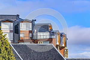 Modern Apartment Buildings, Bariloche, Argentina