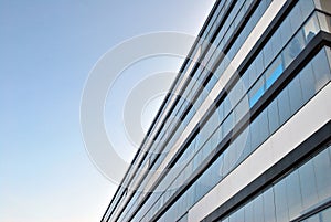 Modern apartment buildings exteriors. Facade of a modern apartment building.