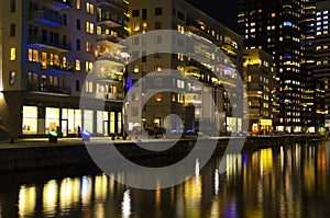 Modern apartment buildings, Liljeholmen in Stockholm - Sweden