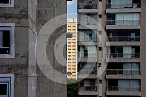 Modern apartment buildings in Sao Paulo, Brazil