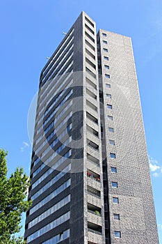Modern apartment complex at KNSM-eiland (KNSM island), Amsterdam