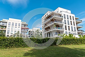 Modern apartment houses in Berlin