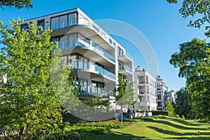 Modern apartment houses