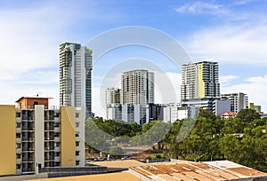 Modern apartment towers springing up in Darwin