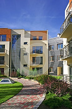 Modern apartments photo