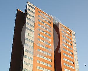 Modern apartments building. Groningen