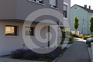 modern appartment building facade