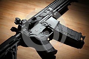 Modern AR-15 (M4A1) carbine photo