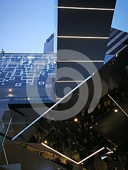 Modern architectecture, deconstructivistic, tron,