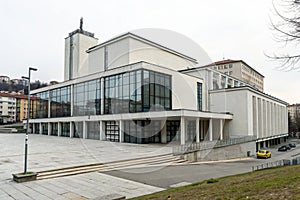 An example of modern architecture in Turin photo
