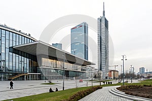 An example of modern architecture in Turin photo