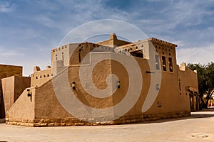 Modern architecture of Ad Diriyah in the traditional Arabic style, Riyadh, Saudi Arabia
