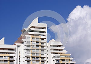 Modern architecture in Armacao de Pera, Algarve - Portugal