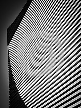 Modern architecture in black and white