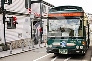 Kitano district christmas street in Kobe, Japan