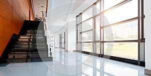 Modern architecture in conference center photo