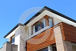 Modern architecture exterior details